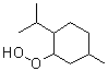 5-甲基-2-(1-甲基乙基)环己基氢过氧化物分子结构 (CAS 39811-34-2)