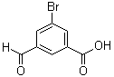 3-甲酰基-5-溴苯甲酸分子结构 (CAS 398119-27-2)