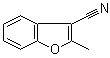 2-甲基-3-苯并呋喃甲腈分子结构 (CAS 39812-02-7)
