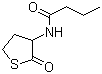 N-(四氢-2-氧代-3-噻吩基)丁酰胺分子结构 (CAS 39837-08-6)