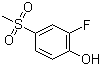 2-Fluoro-4-methylsulfonylphenol molecular structure (CAS 398456-87-6)
