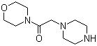 4-[2-(Piperazin-1-yl)acetyl]morpholine molecular structure (CAS 39890-46-5)