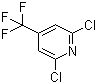 2,6-二氯-4-三氟甲基吡啶分子结构 (CAS 39890-98-7)