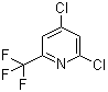 2,4-二氯-6-(三氟甲基)吡啶分子结构 (CAS 39891-02-6)