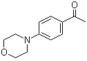 N-(4-乙酰基苯基)吗啉分子结构 (CAS 39910-98-0)