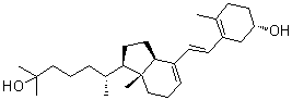 (3beta,6E)-9,10-开环胆甾-5(10),6,8-三烯-3,25-二醇分子结构 (CAS 39932-44-0)