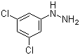 3,5-二氯苯肼分子结构 (CAS 39943-56-1)