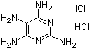 2,4,5,6-四氨基嘧啶盐酸盐分子结构 (CAS 39944-62-2)