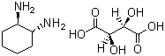 (1R,2R)-(+)-1,2-环己二胺 L-酒石酸盐分子结构 (CAS 39961-95-0)