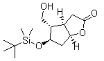 (2R)-2-[[(叔丁基)二甲基硅烷基]氧基]科立内酯分子结构 (CAS 39968-95-1)