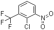 2-氯-1-硝基-3-(三氟甲基)苯分子结构 (CAS 39974-35-1)