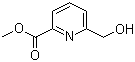 6-羟甲基吡啶-2-羧酸甲酯分子结构 (CAS 39977-44-1)