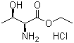 L-苏氨酸乙酯盐酸盐分子结构 (CAS 39994-70-2)