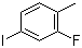 2-氟-4-碘甲苯分子结构 (CAS 39998-81-7)