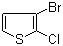 结构式 CAS# 40032-73-3, 2-氯-3-溴噻吩