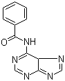 N6-苯甲酰基腺嘌呤分子结构 (CAS 4005-49-6)