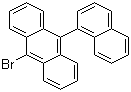 9-溴-10-(1-萘基)蒽分子结构 (CAS 400607-04-7)