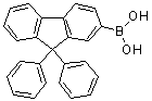 (9,9-二苯基-9H-芴-2-基)硼酸分子结构 (CAS 400607-31-0)
