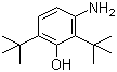 3-氨基-2,6-二(叔丁基)苯酚分子结构 (CAS 400629-10-9)