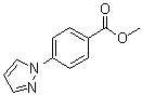 Methyl 4-(1H-pyrazol-1-yl)benzoate molecular structure (CAS 400750-29-0)