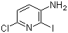 3-氨基-6-氯-2-碘吡啶分子结构 (CAS 400777-06-2)