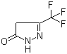 3-(三氟甲基)-2-吡唑啉-5-酮分子结构 (CAS 401-73-0)