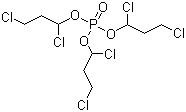 磷酸三(1,3-二氯丙基)酯分子结构 (CAS 40120-74-9)
