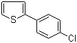 2-(4-氯苯基)噻吩分子结构 (CAS 40133-23-1)