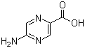 5-氨基-2-吡嗪甲酸分子结构 (CAS 40155-43-9)