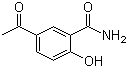 5-乙酰基水杨酰胺分子结构 (CAS 40187-51-7)