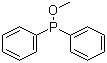 二苯基甲氧基膦分子结构 (CAS 4020-99-9)