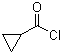 环丙基甲酰氯分子结构 (CAS 4023-34-1)
