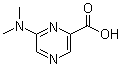 6-(二甲基氨基)吡嗪羧酸分子结构 (CAS 40262-53-1)