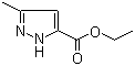 3-甲基吡唑-5-甲酸乙酯分子结构 (CAS 4027-57-0)