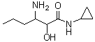 3-氨基-N-环丙基-2-羟基己酰胺分子结构 (CAS 402958-32-1)
