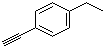 4-乙基苯乙炔分子结构 (CAS 40307-11-7)