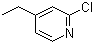 结构式 CAS# 40325-11-9, 2-氯-4-乙基吡啶