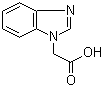苯并咪唑-1-乙酸分子结构 (CAS 40332-16-9)