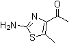 1-(2-氨基-5-甲基-4-噻唑基)乙酮分子结构 (CAS 40353-62-6)