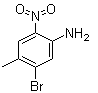 3-溴-4-甲基-6-硝基苯胺分子结构 (CAS 40371-63-9)