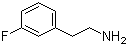 3-氟苯乙胺分子结构 (CAS 404-70-6)
