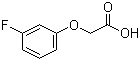 结构式 CAS# 404-98-8, 2-(3-氟苯氧基)乙酸