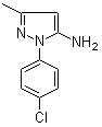 5-氨基-3-甲基-1-(4-氯苯基)吡唑分子结构 (CAS 40401-39-6)