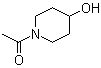 N-乙酰基-4-羟基哌啶分子结构 (CAS 4045-22-1)