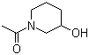 N-乙酰基-3-羟基哌啶分子结构 (CAS 4045-27-6)