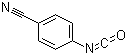 4-氰基苯异氰酸酯分子结构 (CAS 40465-45-0)