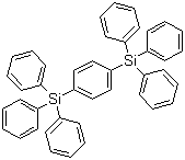 1,4-苯二[三苯基硅烷]自由基离子分子结构 (CAS 40491-34-7)
