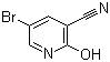 5-溴-2-羟基烟腈分子结构 (CAS 405224-22-8)