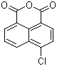 4-氯-1,8-萘二甲酸酐分子结构 (CAS 4053-08-1)