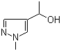 1-(1-甲基吡唑-4-基)乙醇分子结构 (CAS 40534-33-6)